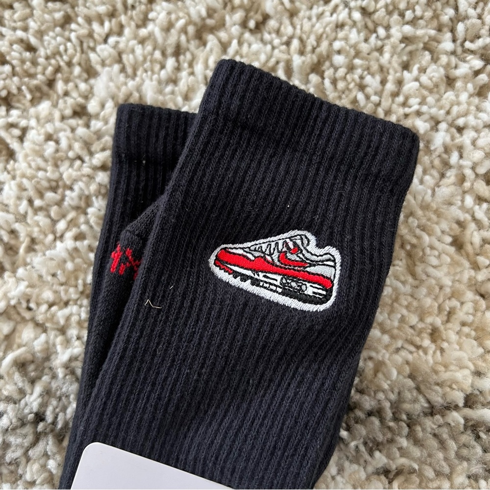 ✔️ NWT✔️NIKE Air Max 90 Everyday Plus Socks Bundle - Picture 4 of 5